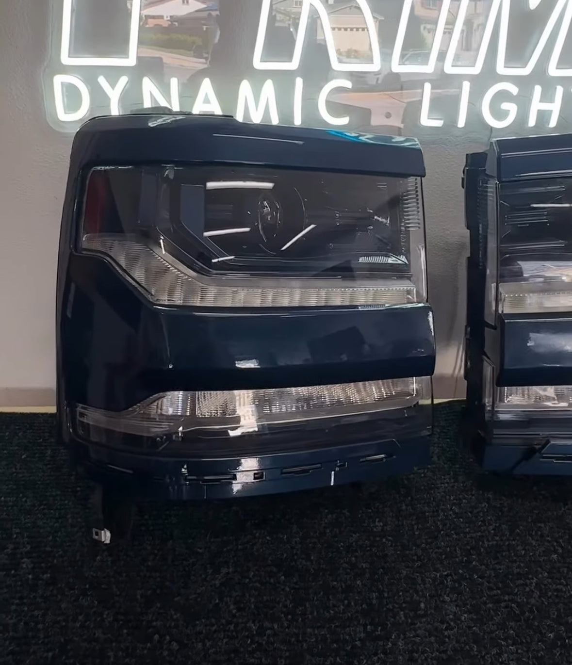 Chevy Silverado 2016-2018 1500 headlights ( fits for HID model only) - PRIMO DYNAMIC
