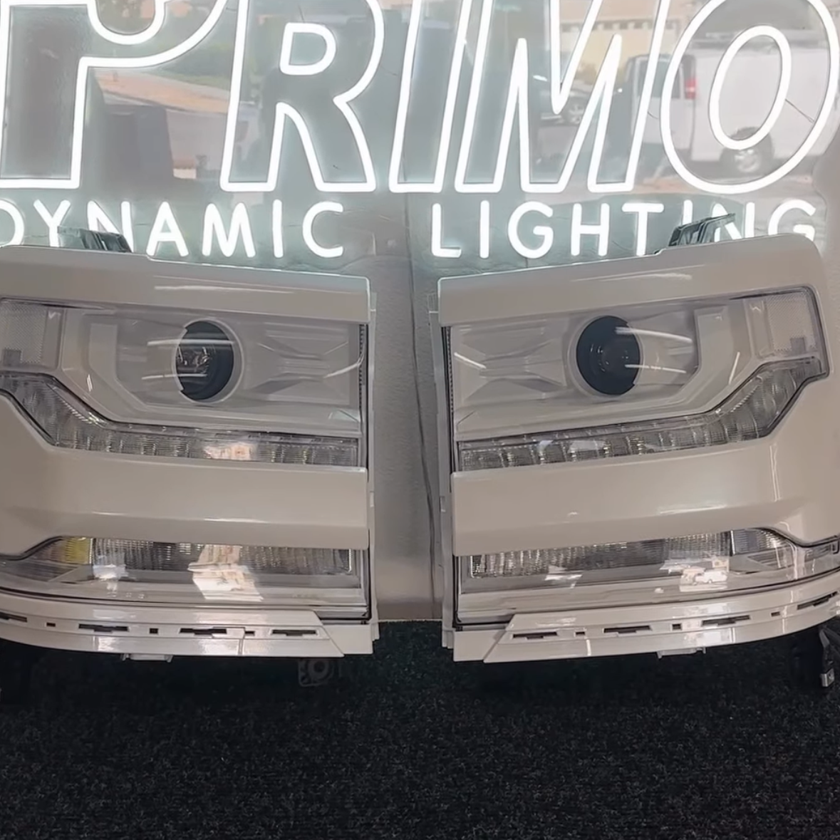 Chevy Silverado 2016-2018 1500 headlights ( fits for HID model only) - PRIMO DYNAMIC