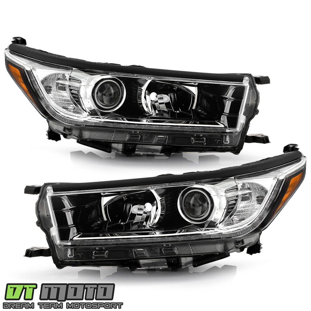 2017-2019 Toyota Highlander w/ LED DRL Projector