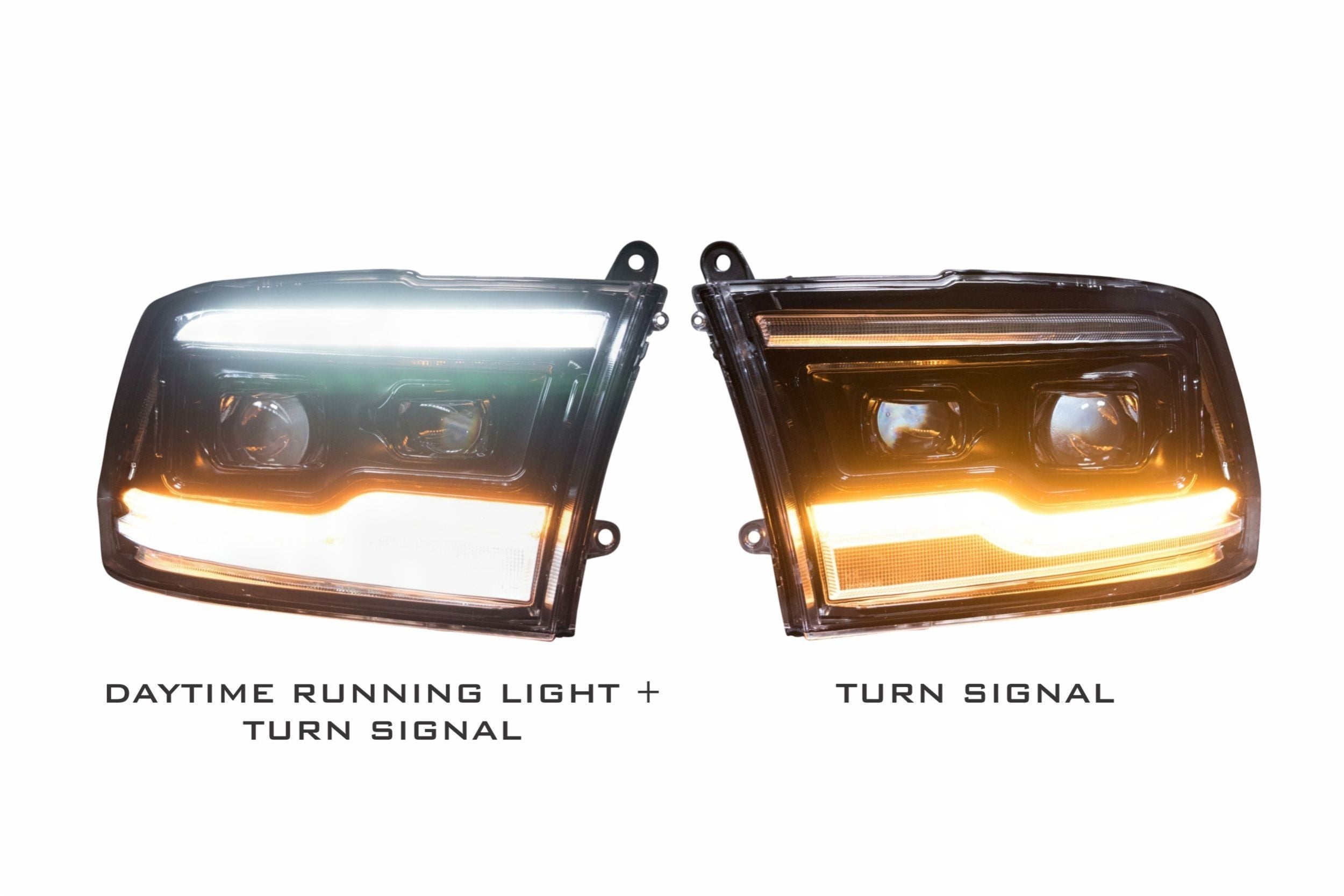 2009-2019 Dodge Ram projector Prebuilt LED Headlights (MORIMOTO HOUSING) - PRIMO DYNAMIC