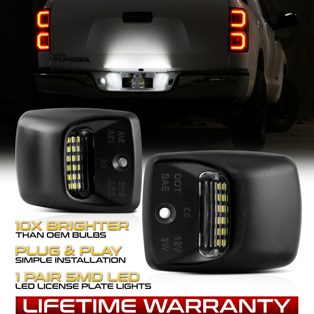 Tundra 2000-2013 Bumper License Plate Light Lamp - PRIMO DYNAMIC
