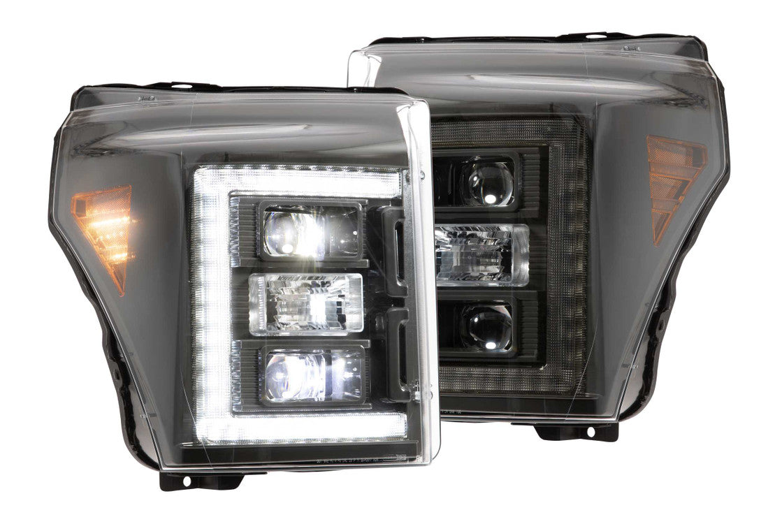 2011-2016 Ford F-250 Prebuilt LED Headlights by morimoto hybrid - PRIMO DYNAMIC