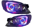 2006-2007 Subaru Impreza WRX Black Housing Projector Headlights - PRIMO DYNAMIC