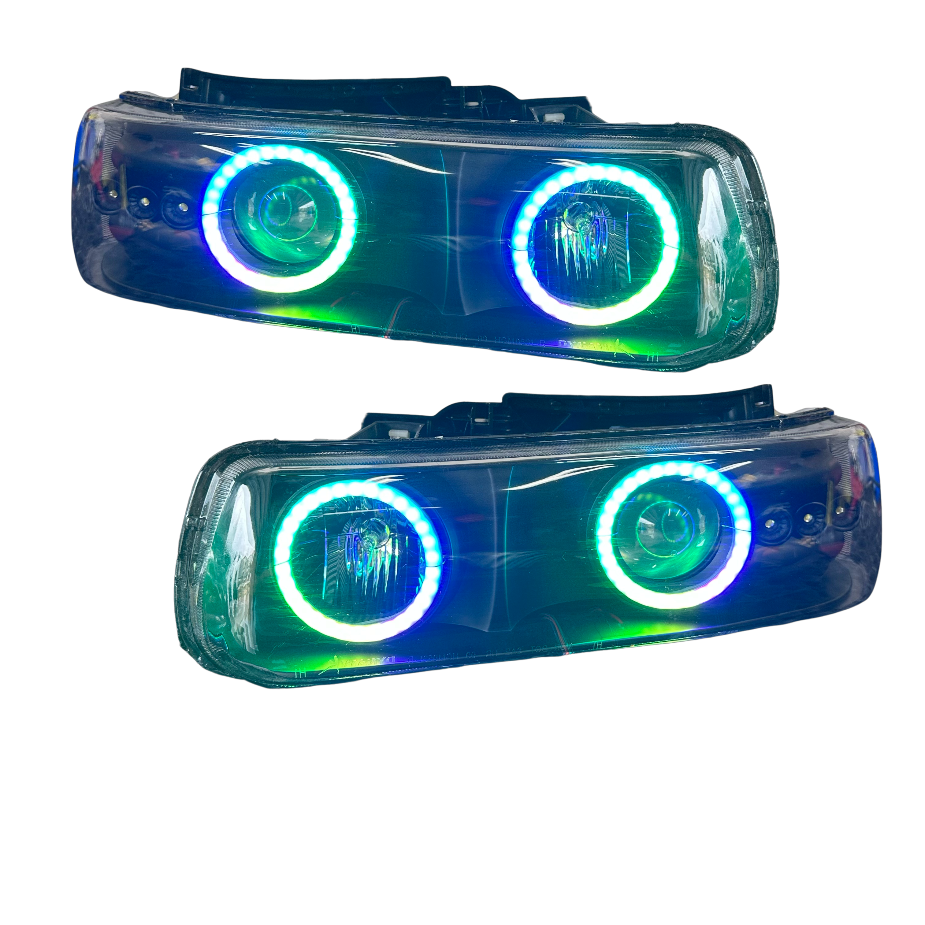 1999-2002 Chevy Silverado/ tahoe / suburban Halo Headlights - PRIMO DYNAMIC