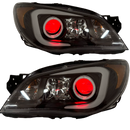 2006-2007 Subaru Impreza WRX Black Housing Projector Headlights - PRIMO DYNAMIC