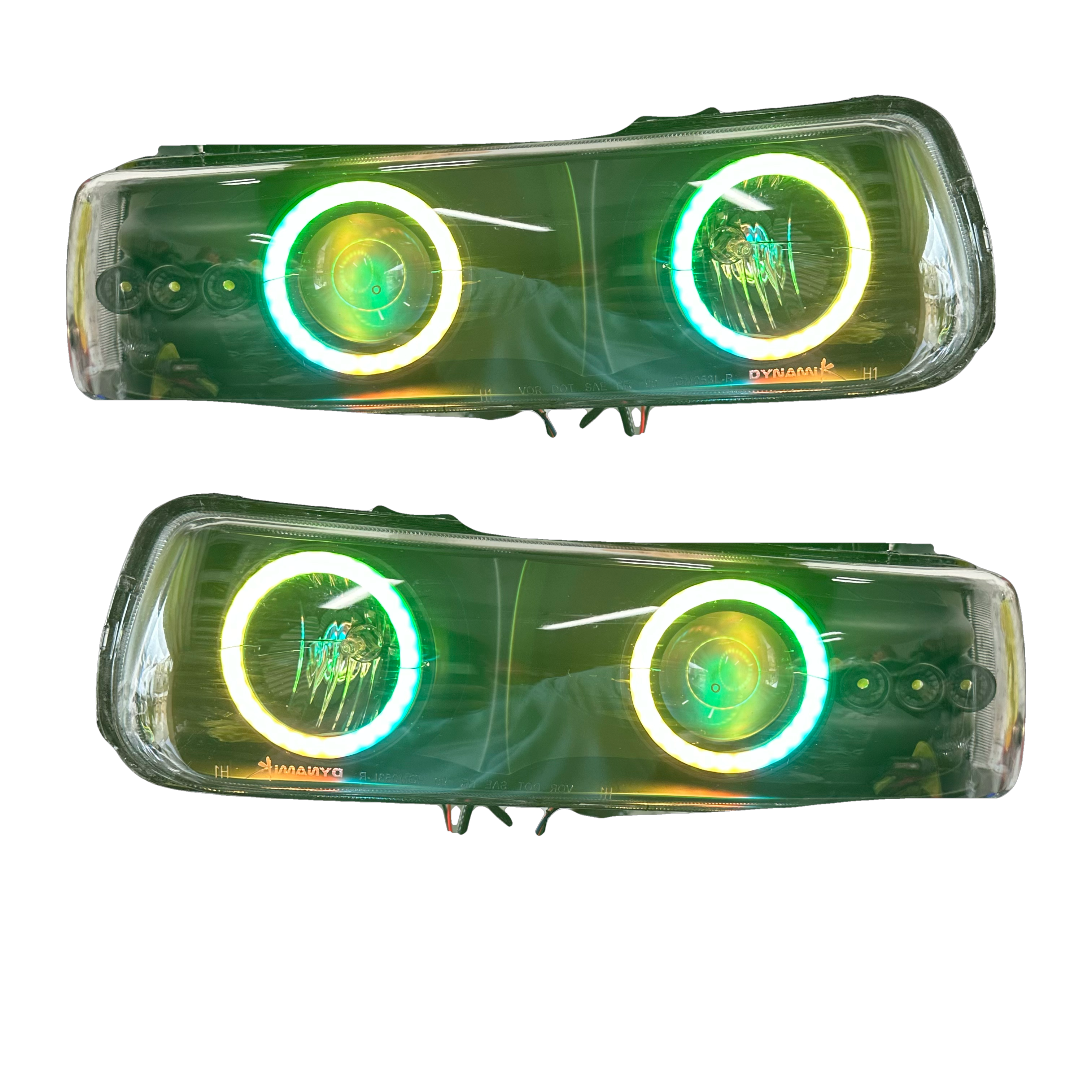 1999-2002 Chevy Silverado/ tahoe / suburban Halo Headlights - PRIMO DYNAMIC
