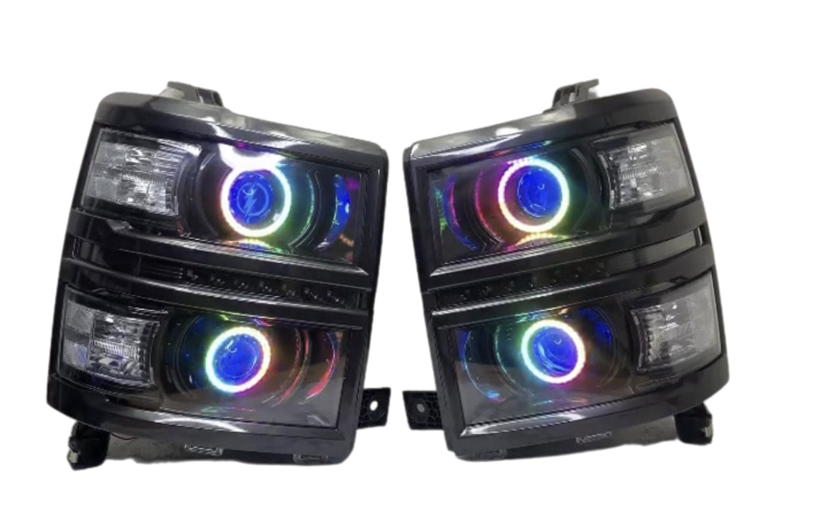 2014-2015 1500 Chevy Silverado Projector-Style Headlights - PRIMO DYNAMIC