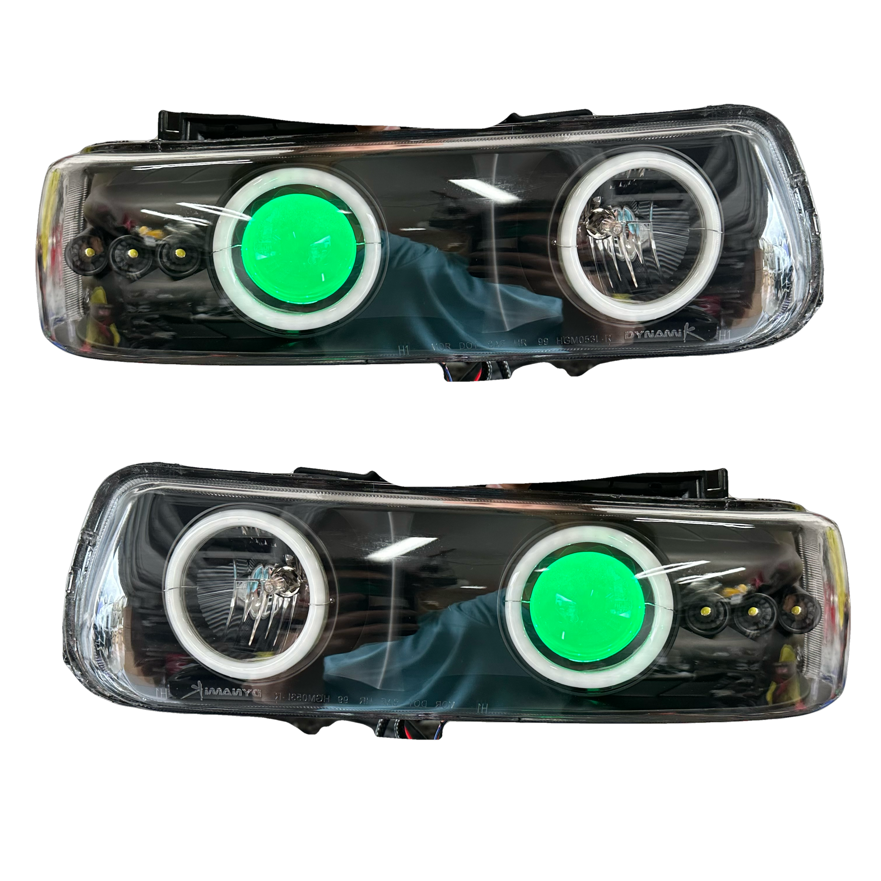 1999-2002 Chevy Silverado/ tahoe / suburban Halo Headlights - PRIMO DYNAMIC