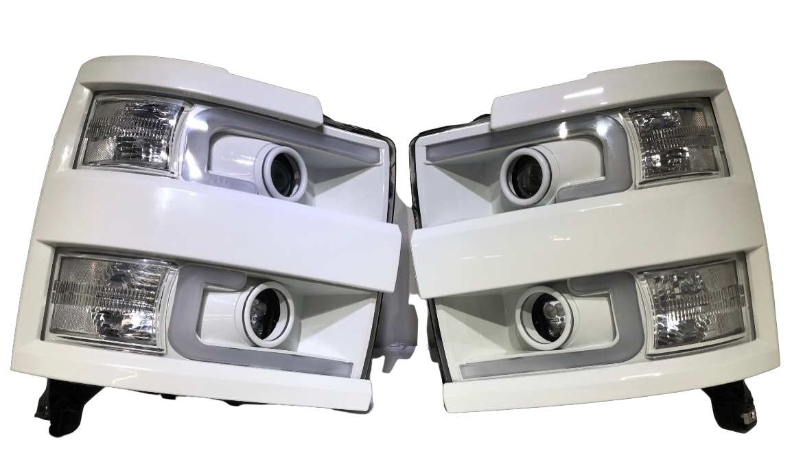 2015-2018 2500/3500 Chevy Silverado "Cyclops Edition" Headlights - PRIMO DYNAMIC