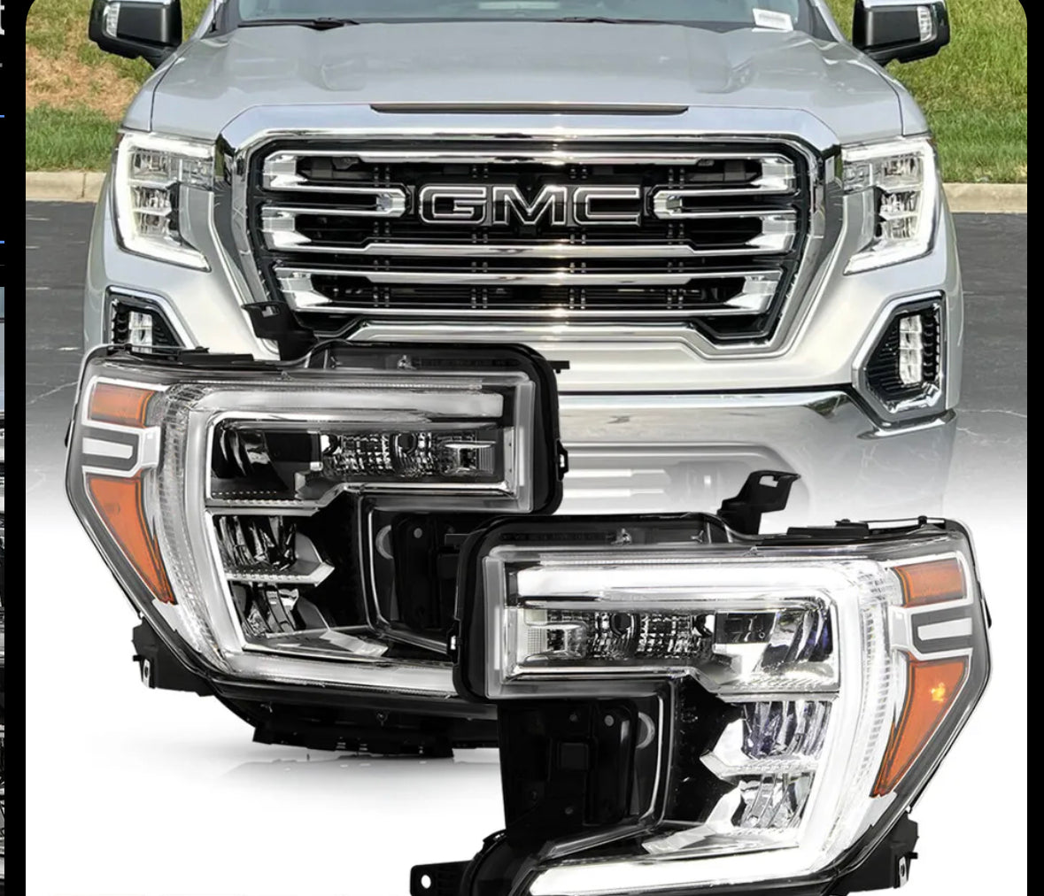 2019-2021 GMC Sierra 1500 w/o LED Signal DRL - PRIMO DYNAMIC