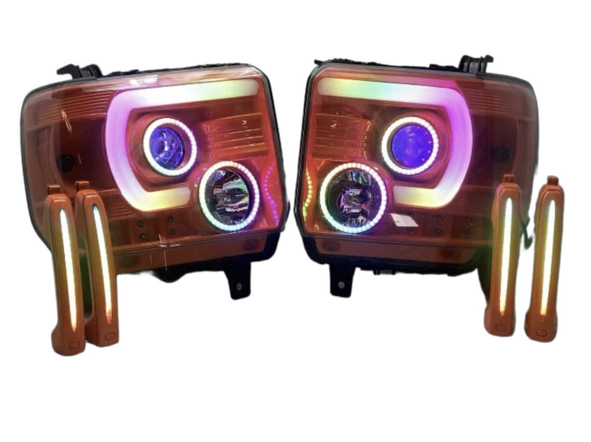 2014-2016 GMC Sierra Cyclops Edition Headlights - PRIMO DYNAMIC