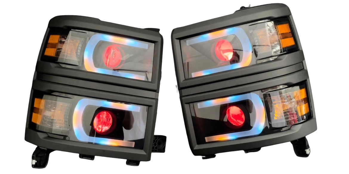 2014-2015 1500 Chevy Silverado "Cyclops Edition" Headlights - PRIMO DYNAMIC