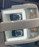 2015-2019 2500/3500 Chevy Silverado "AlphaRex Edition" Headlights - PRIMO DYNAMIC