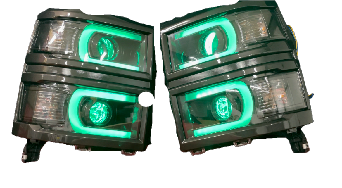 2014-2015 1500 Chevy Silverado "Cyclops Edition" Headlights - PRIMO DYNAMIC