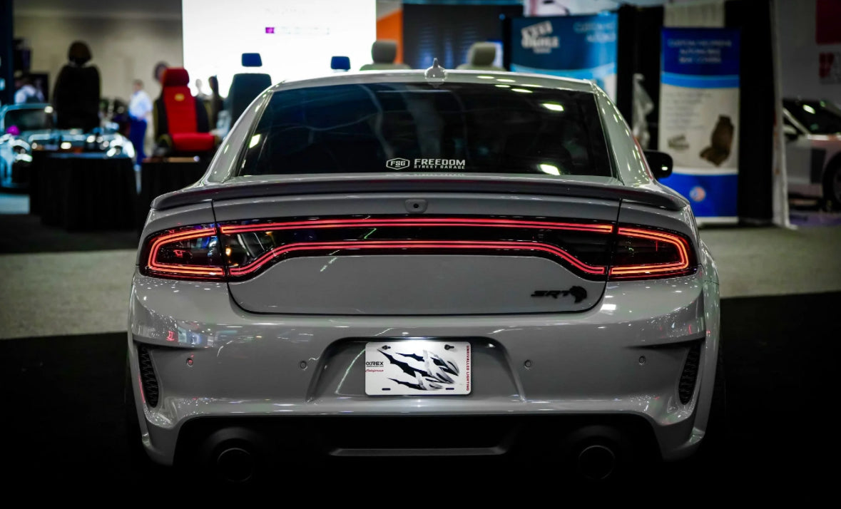 2015-2023 Dodge Charger NOVA-Series Prismatic LED Tail Lights Alpha-Black - PRIMO DYNAMIC