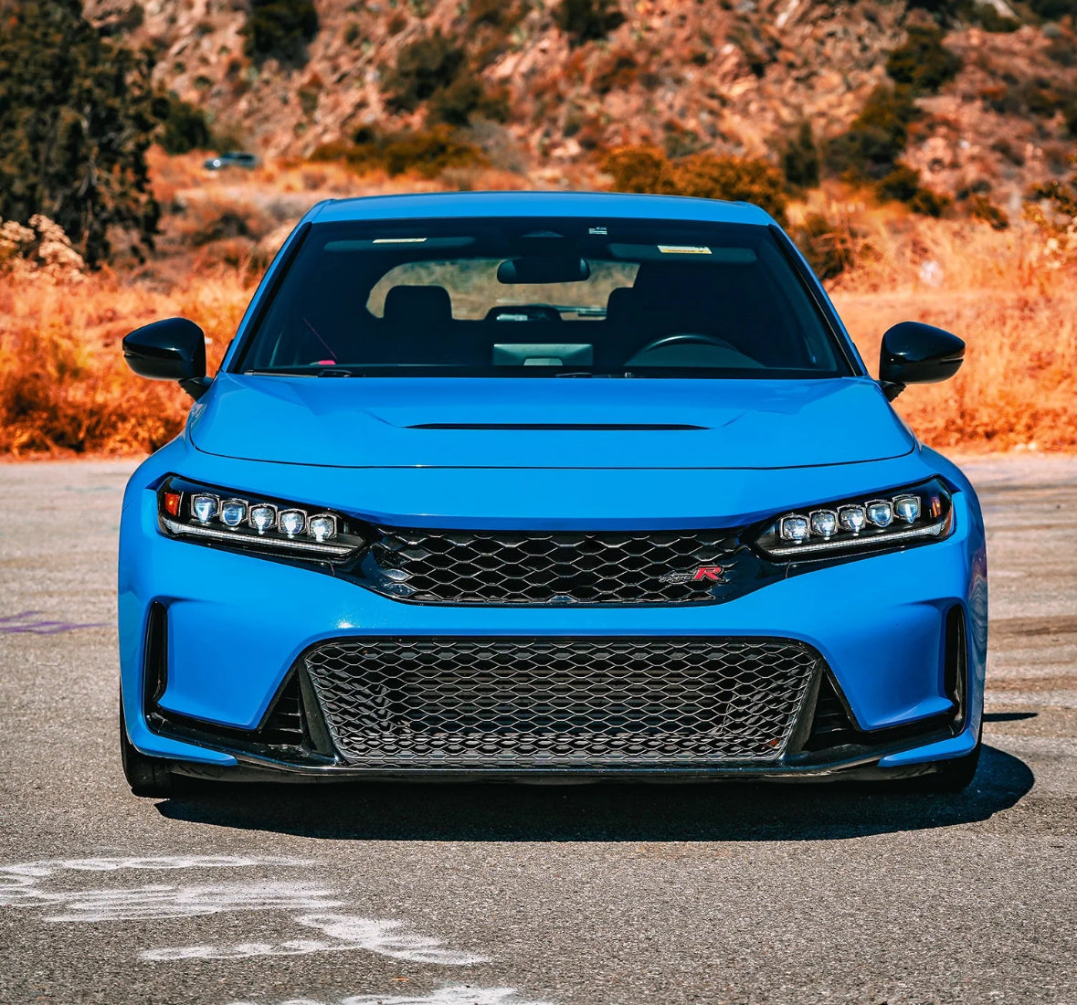 2022-2025 Honda Civic NOVA-Series LED Projector Headlights Black - PRIMO DYNAMIC