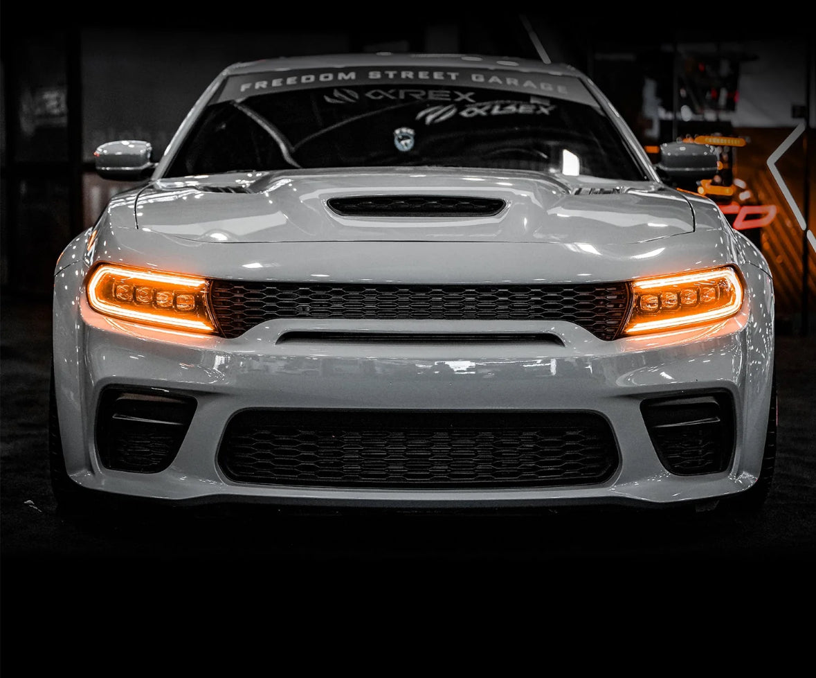 dodge charger 2015-2023 headlights alpharex NOVA - PRIMO DYNAMIC
