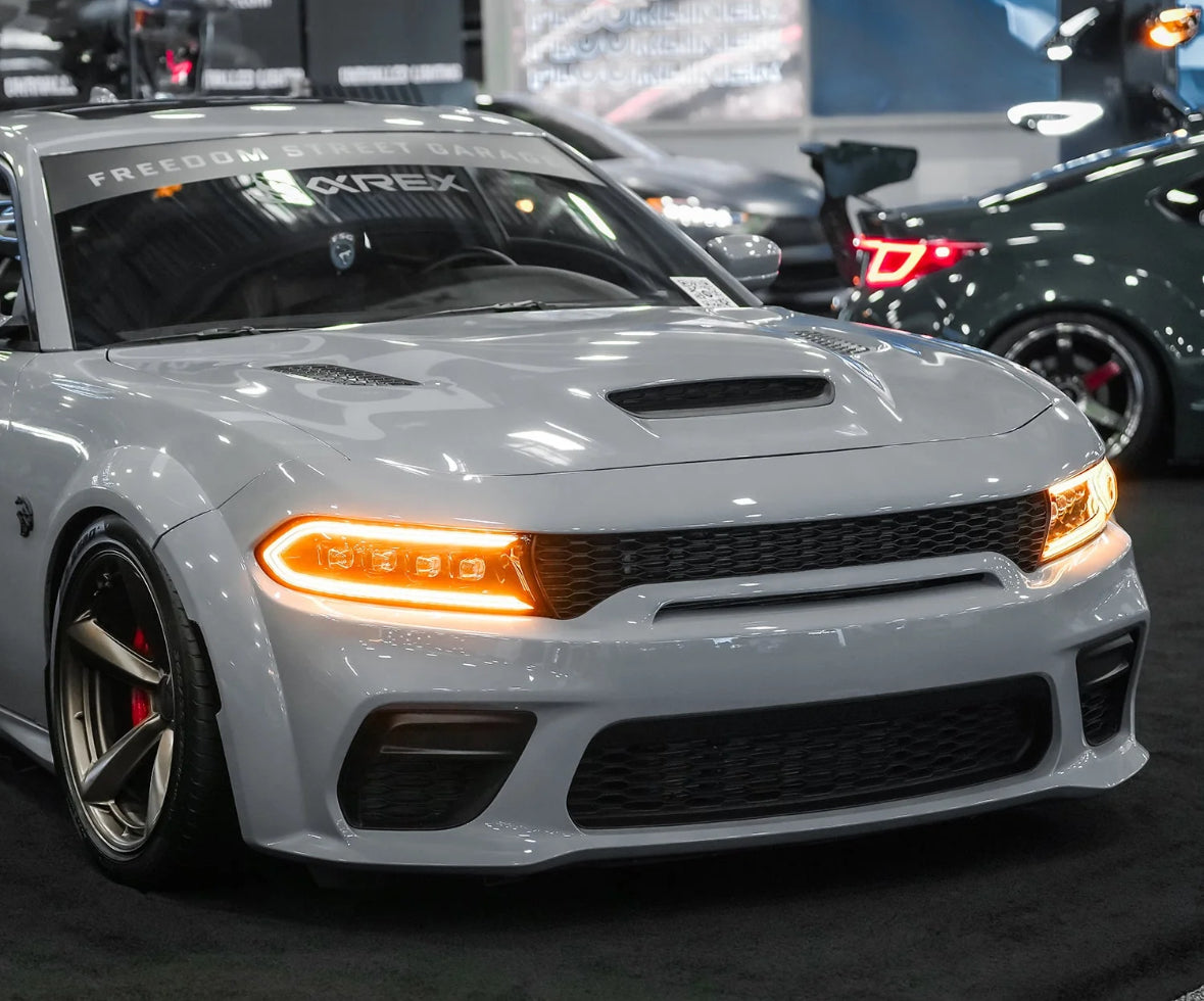 dodge charger 2015-2023 headlights alpharex NOVA - PRIMO DYNAMIC