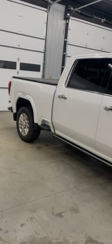 2020-2022 bed side step color match painted