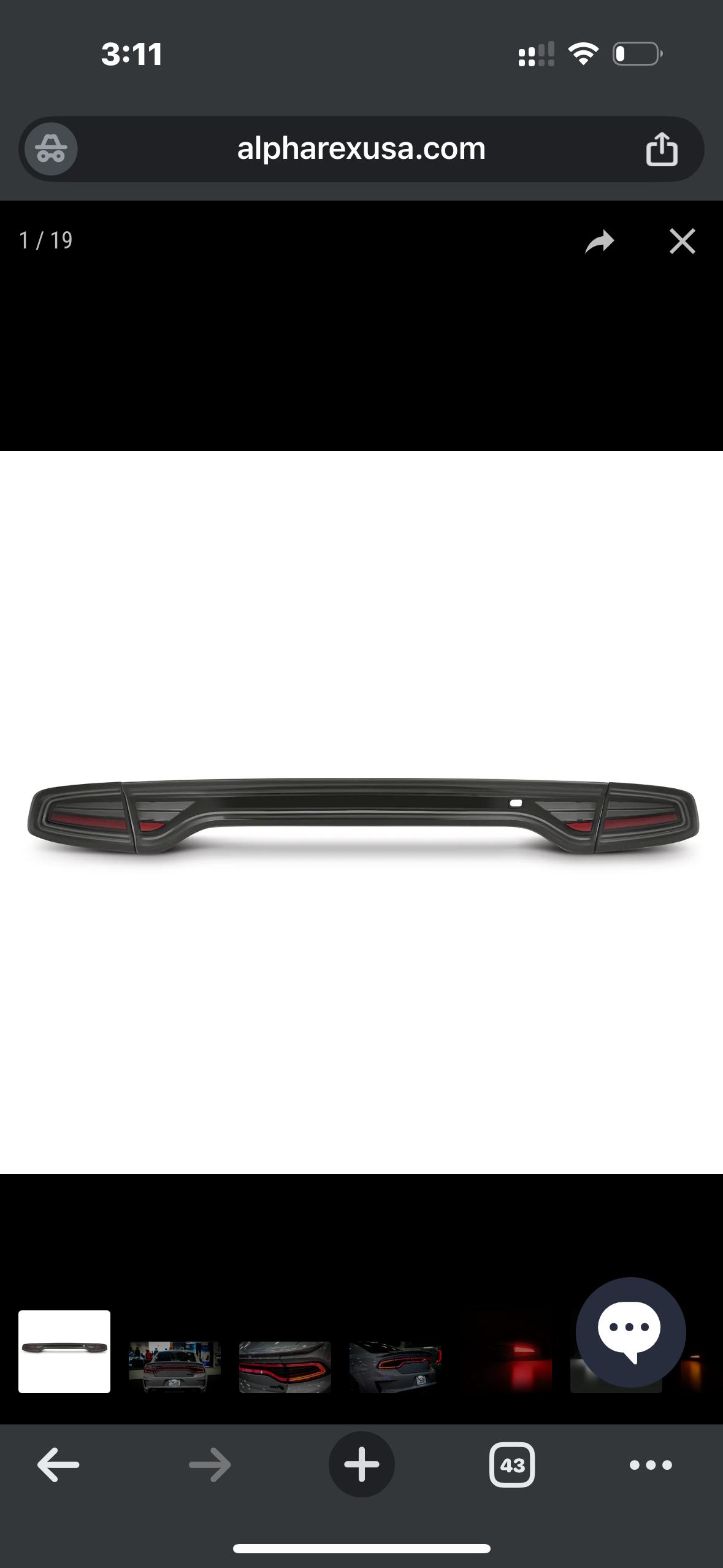 2015-2023 Dodge Charger NOVA-Series Prismatic LED Tail Lights Alpha-Black - PRIMO DYNAMIC