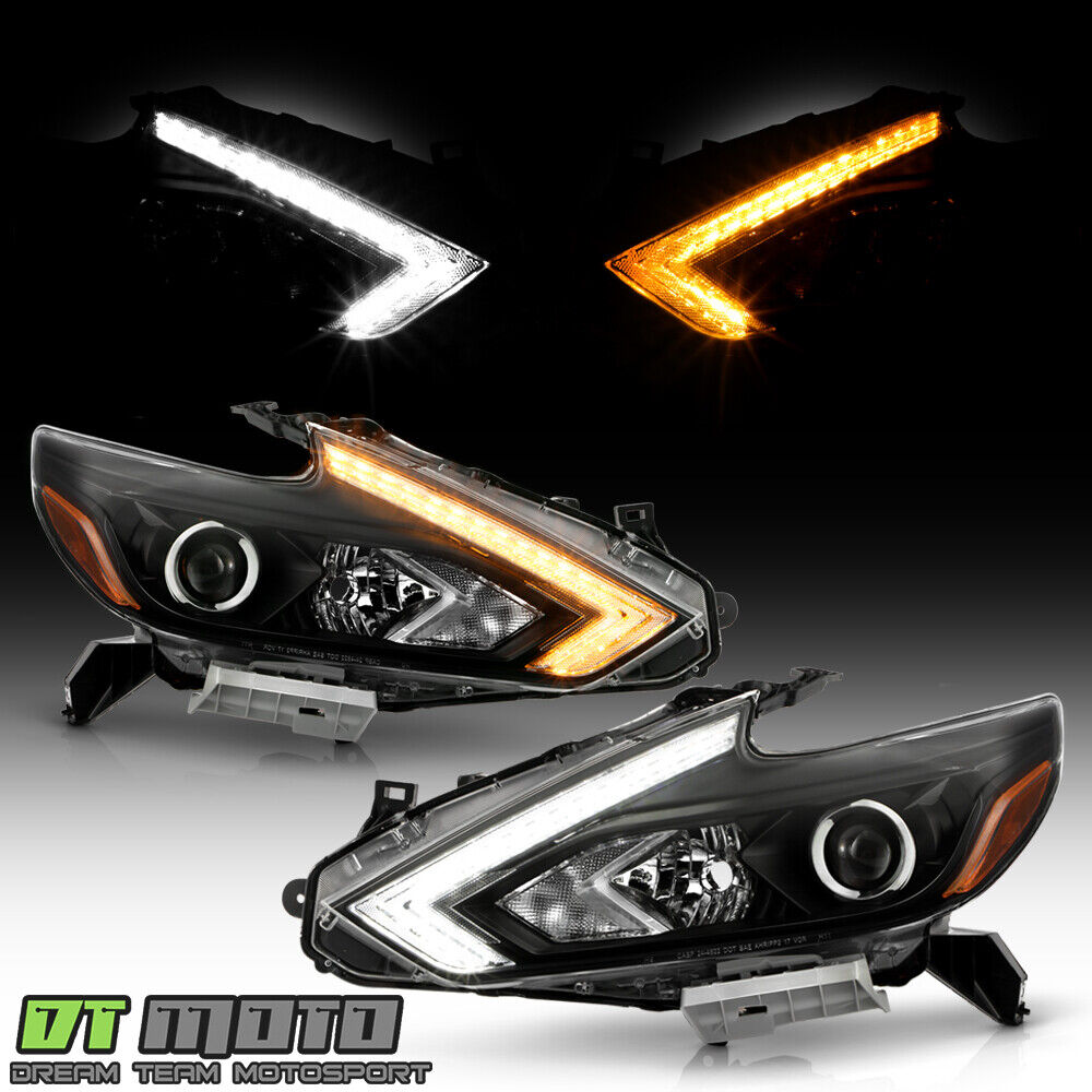 2016-2018 Nissan Altima LED Tube SwitchBack Headlights - PRIMO DYNAMIC