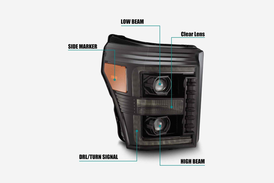 2011-2016 F-250/F-350 Super Duty alpharex HEADLIGHTS - PRIMO DYNAMIC