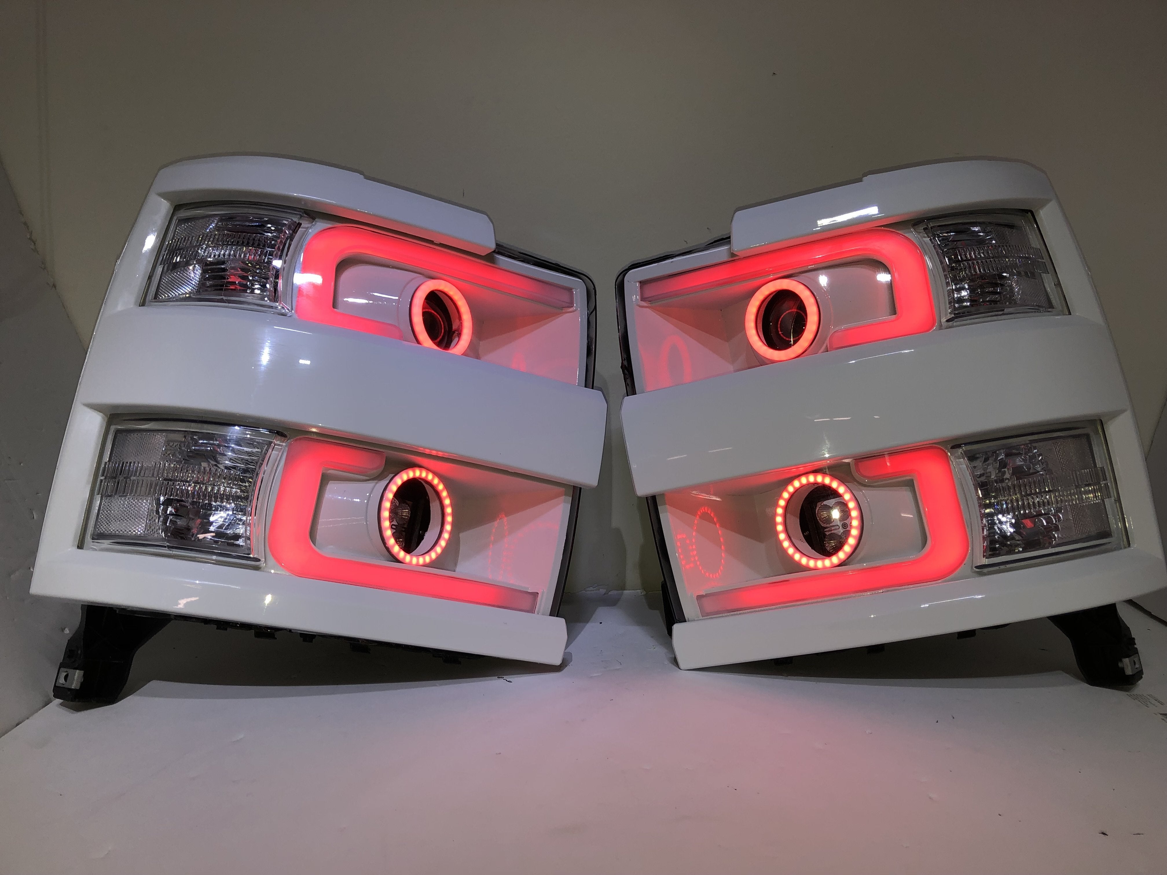 2015-2018 2500/3500 Chevy Silverado "Cyclops Edition" Headlights - PRIMO DYNAMIC