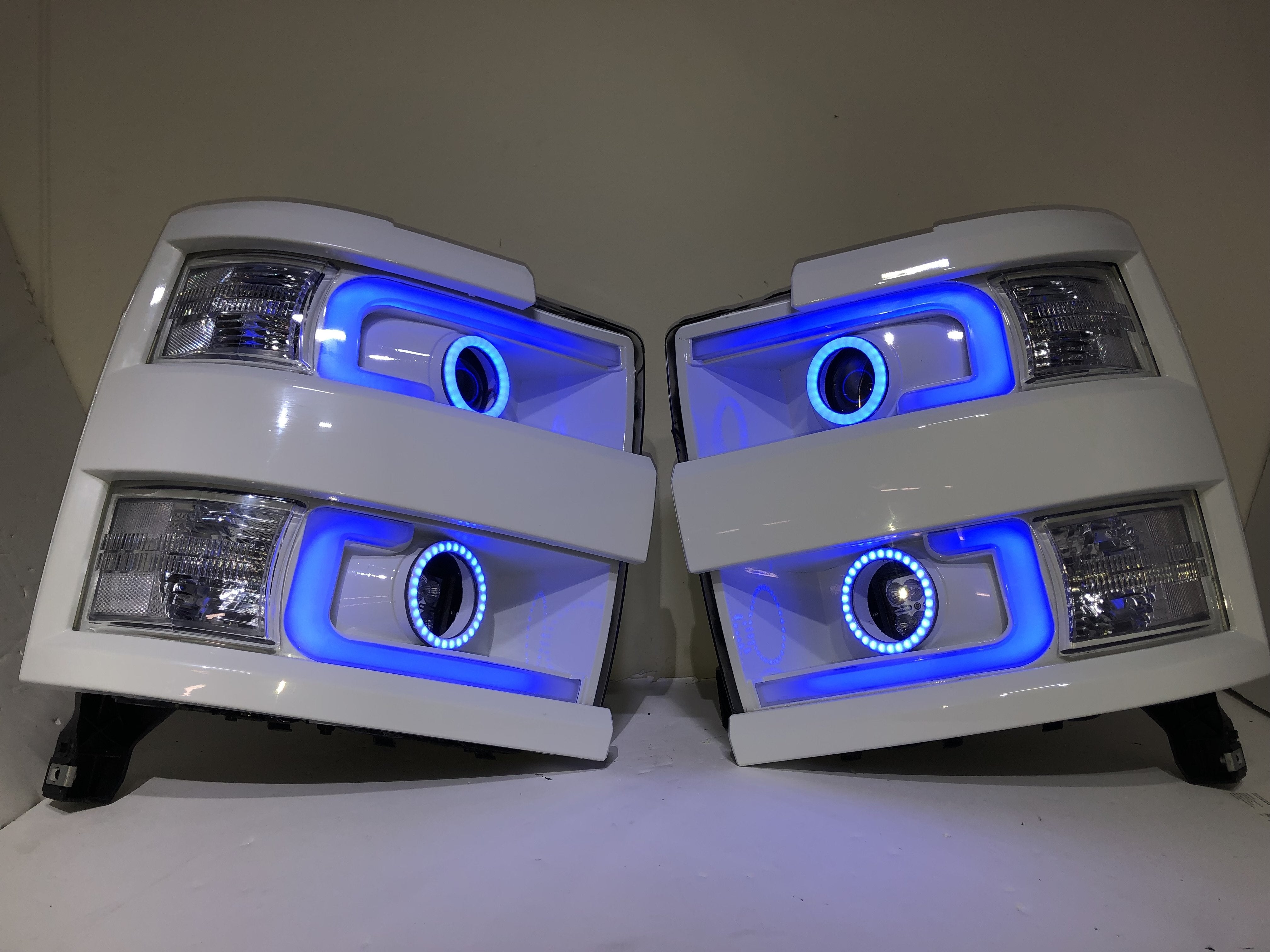 2015-2018 2500/3500 Chevy Silverado "Cyclops Edition" Headlights - PRIMO DYNAMIC
