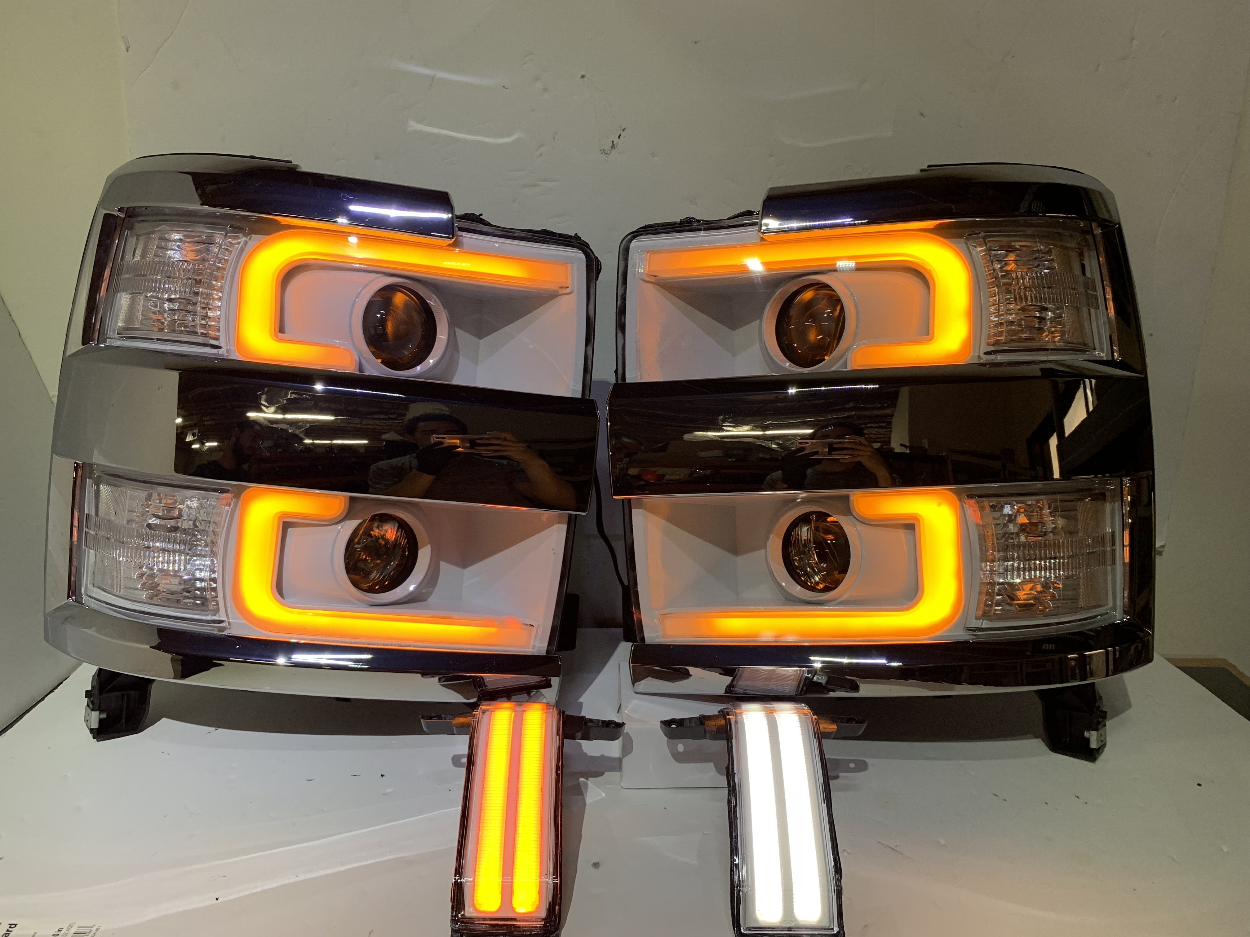 2015-2018 2500/3500 Chevy Silverado "Cyclops Edition" Headlights - PRIMO DYNAMIC