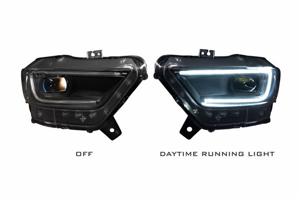 2015-2017 ford Mustang Prebuilt LED Headlights - PRIMO DYNAMIC
