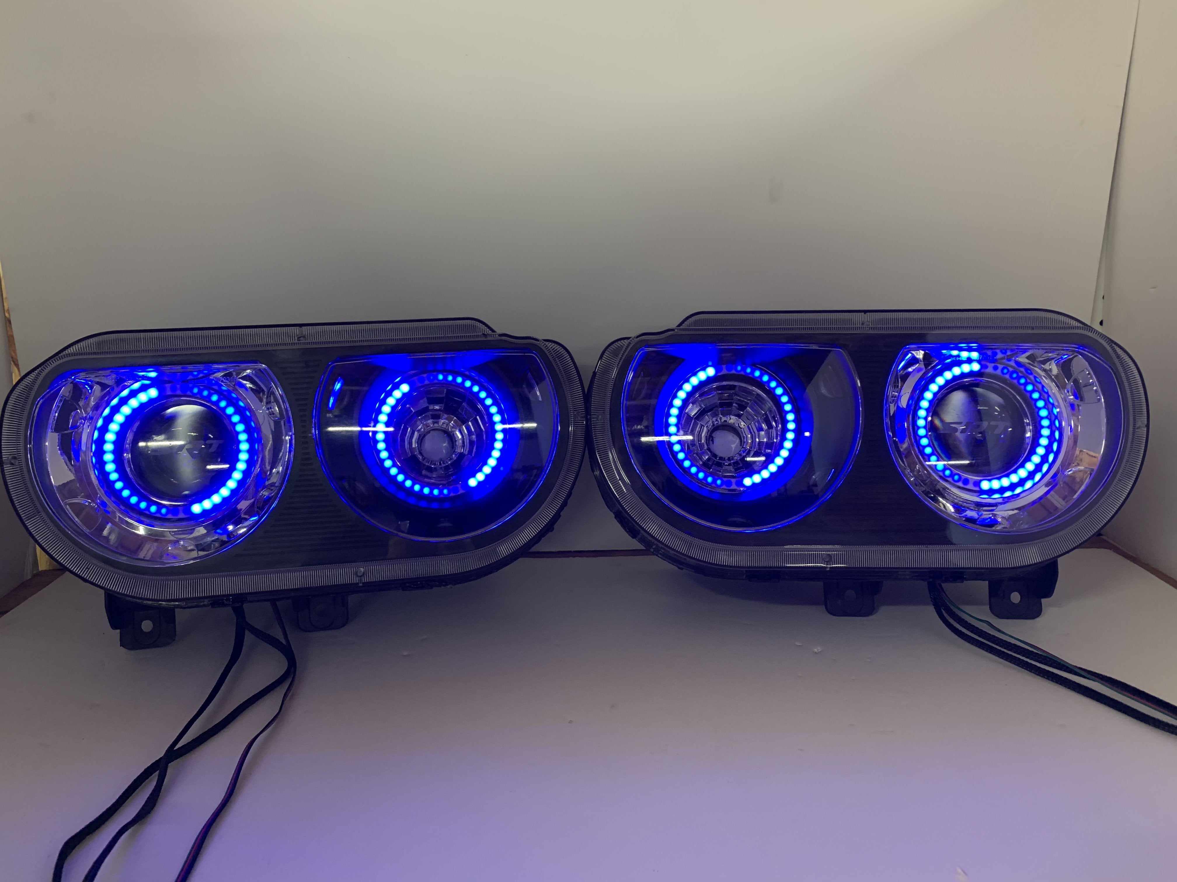 2009-2014 Dodge Challenger Prebuilt LED Headlights - PRIMO DYNAMIC