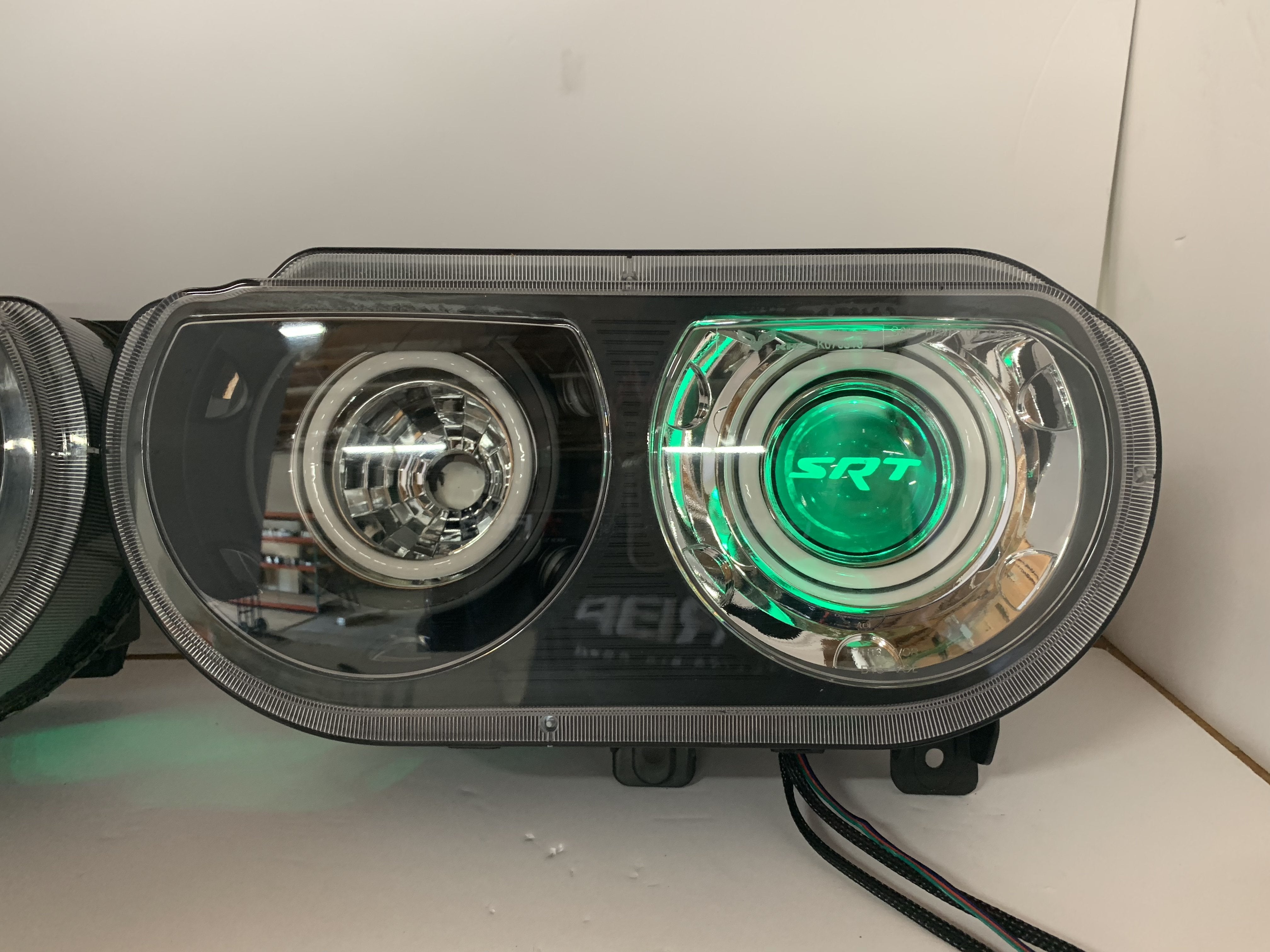 2009-2014 Dodge Challenger Prebuilt LED Headlights - PRIMO DYNAMIC