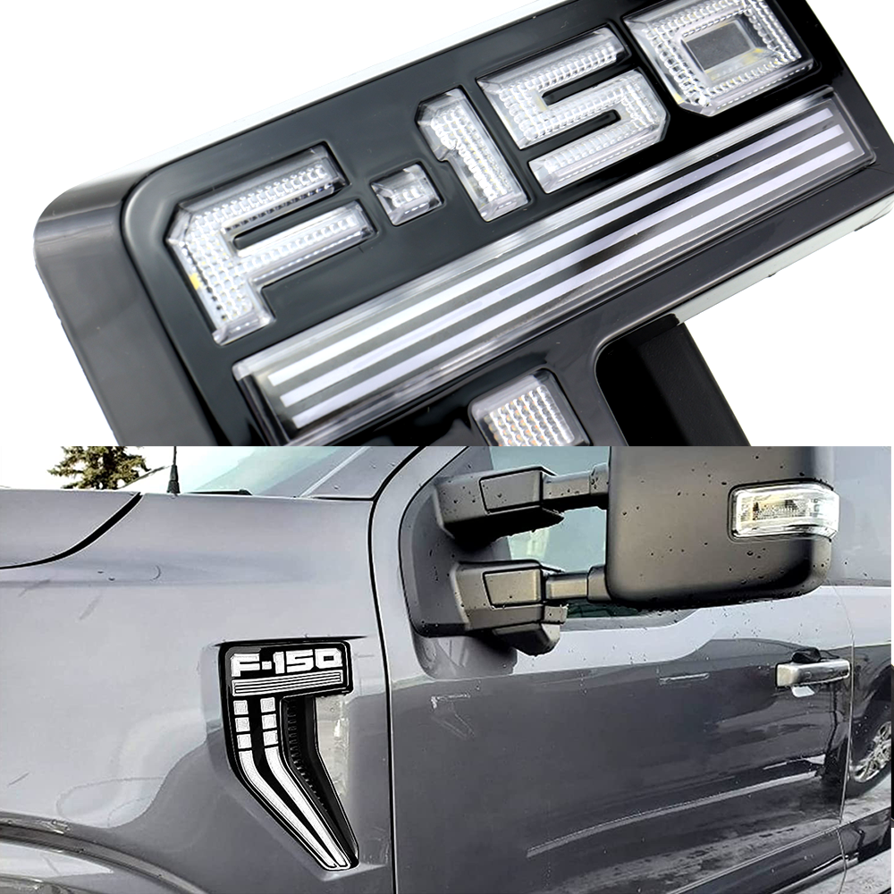 f-150 side vent Fender  with white and amber lighting - PRIMO DYNAMIC