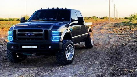 2008-2010 Ford F-250/F-350 Prebuilt  Headlights - PRIMO DYNAMIC