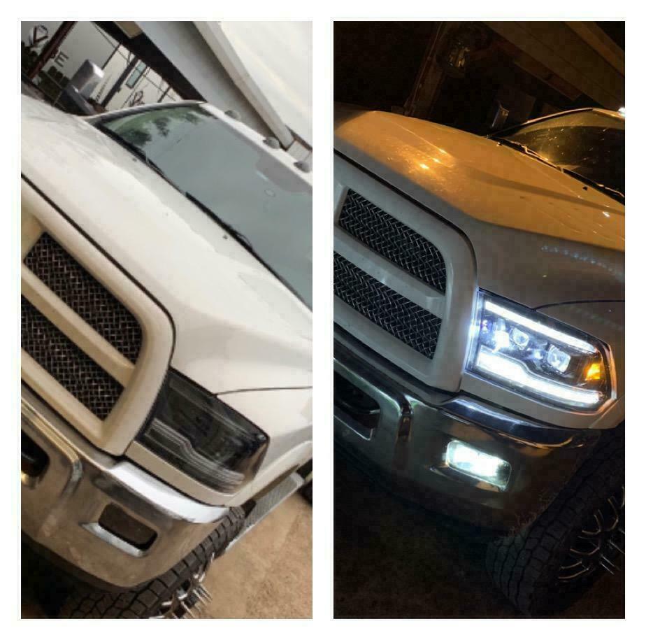 Ram 2009-2018 fog lights horizontal fog lights - PRIMO DYNAMIC