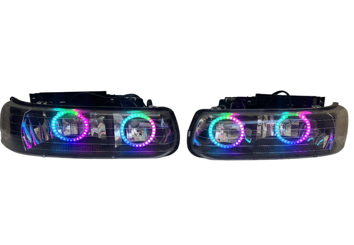 1999-2002 Chevy Silverado Halo Headlights - PRIMO DYNAMIC
