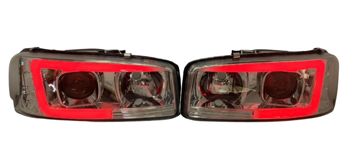 1999-2006 GMC Sierra Cyclops Headlights - PRIMO DYNAMIC