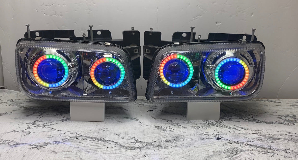 Cadillac Escalade 1999-2000 custom prebuilt headlights - PRIMO DYNAMIC