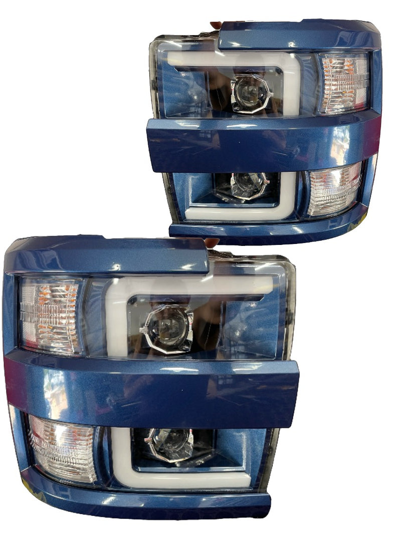 2015-2019 2500/3500 Chevy Silverado "AlphaRex Edition" Headlights - PRIMO DYNAMIC