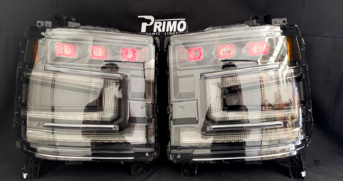 CHEVROLET SILVERADO 1500 (16-18): XB LED HEADLIGHTS - PRIMO DYNAMIC
