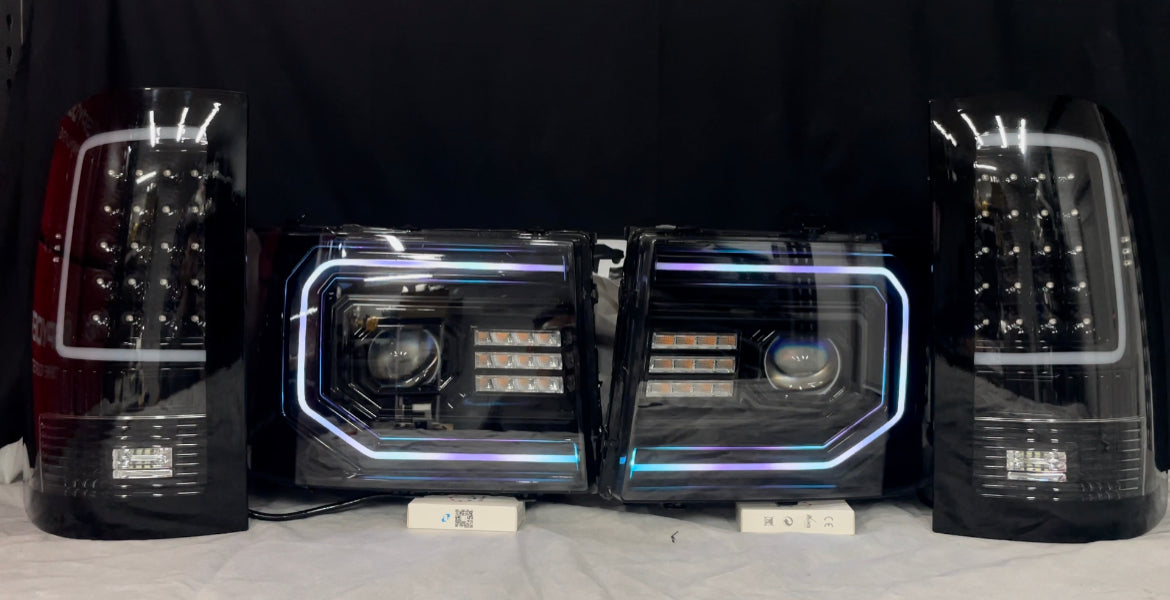 2007-2013 Gmc Sierra alpharex headlights - PRIMO DYNAMIC