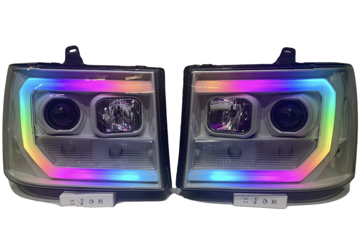 2007-2013 GMC Sierra Cyclops Edition Headlights - PRIMO DYNAMIC