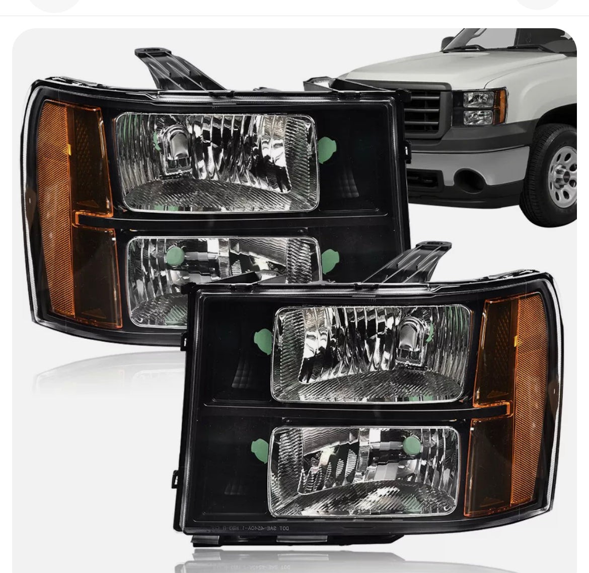 2007-2013 GMC Sierra Headlights - PRIMO DYNAMIC