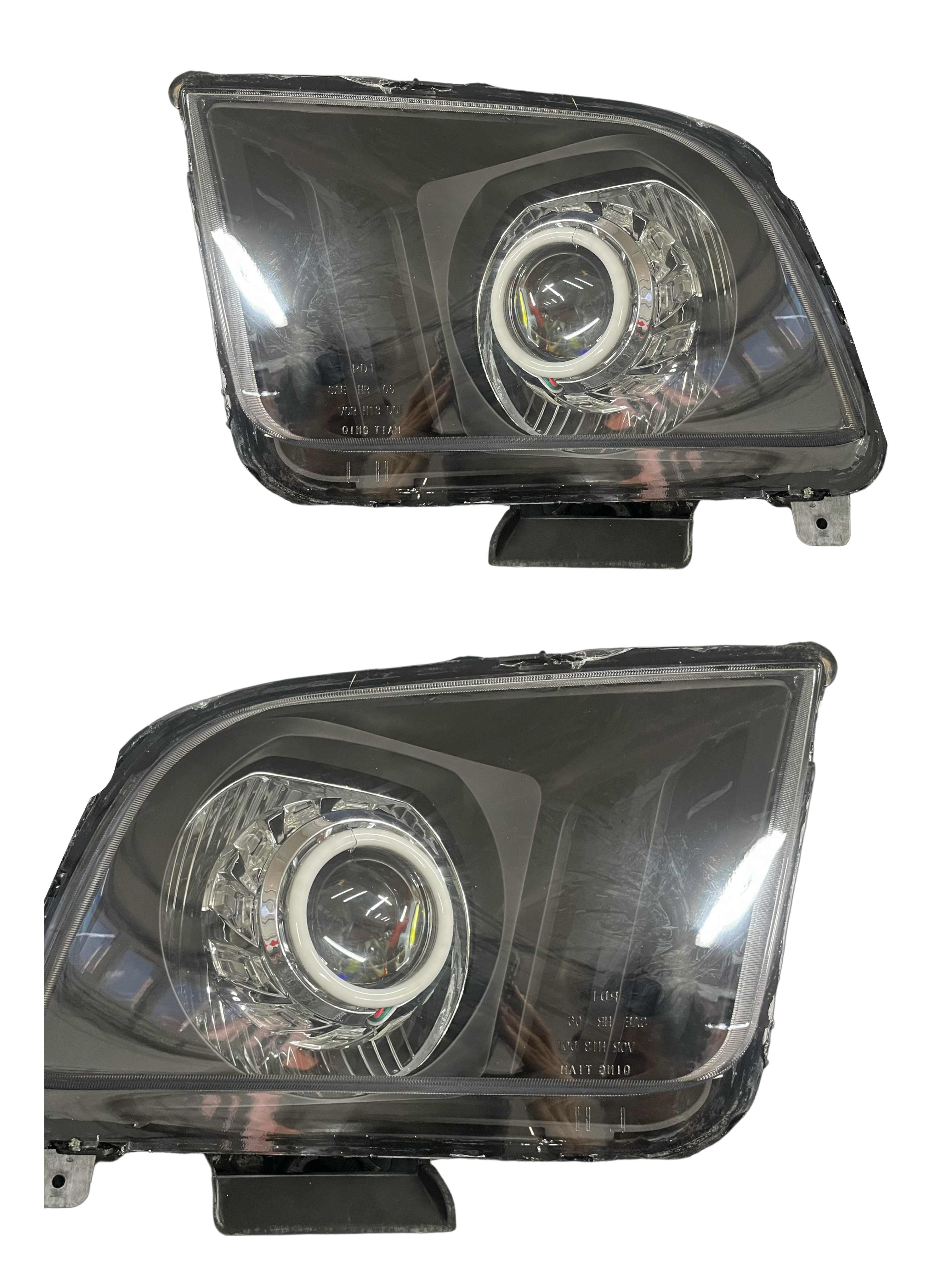 2005-2009 Mustang Prebuilt LED Headlights - PRIMO DYNAMIC