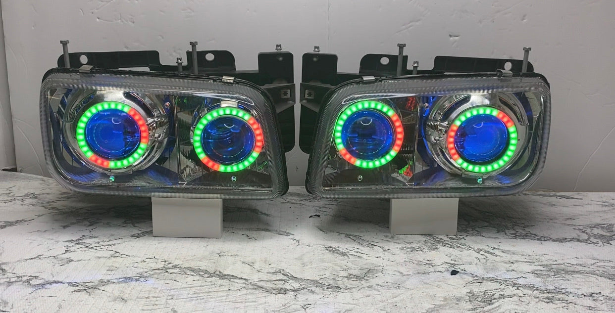 Cadillac Escalade 1999-2000 custom prebuilt headlights - PRIMO DYNAMIC