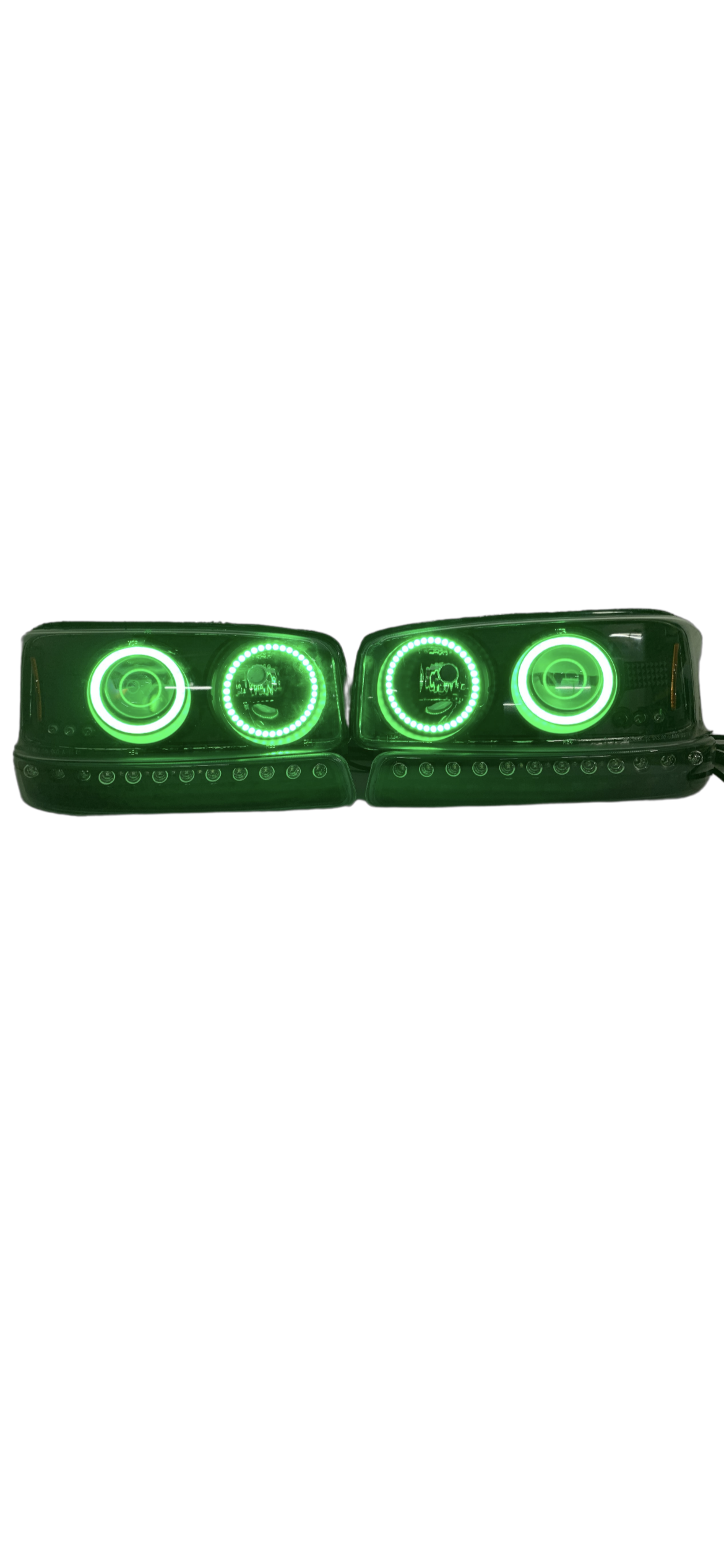 1999-2006 GMC Sierra/Yukon LED Headlights - PRIMO DYNAMIC