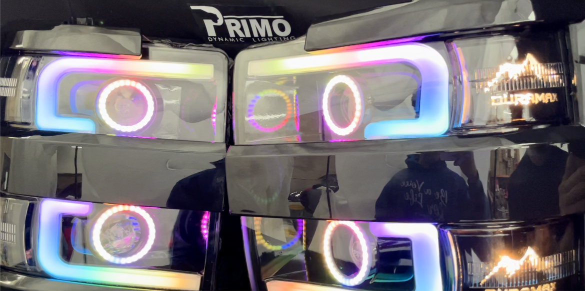 2015-2018 2500/3500 Chevy Silverado "Cyclops Edition" Headlights - PRIMO DYNAMIC