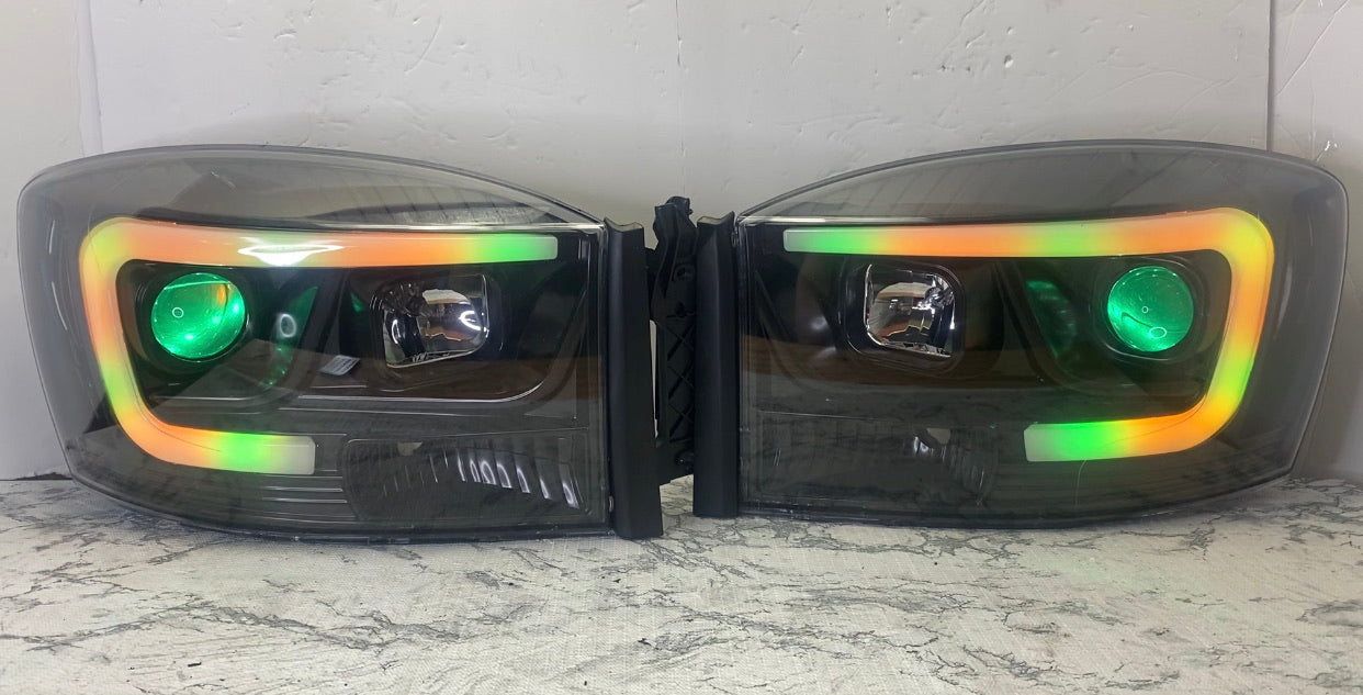 dodge ram 06-08 prebuilt custom headlight - PRIMO DYNAMIC