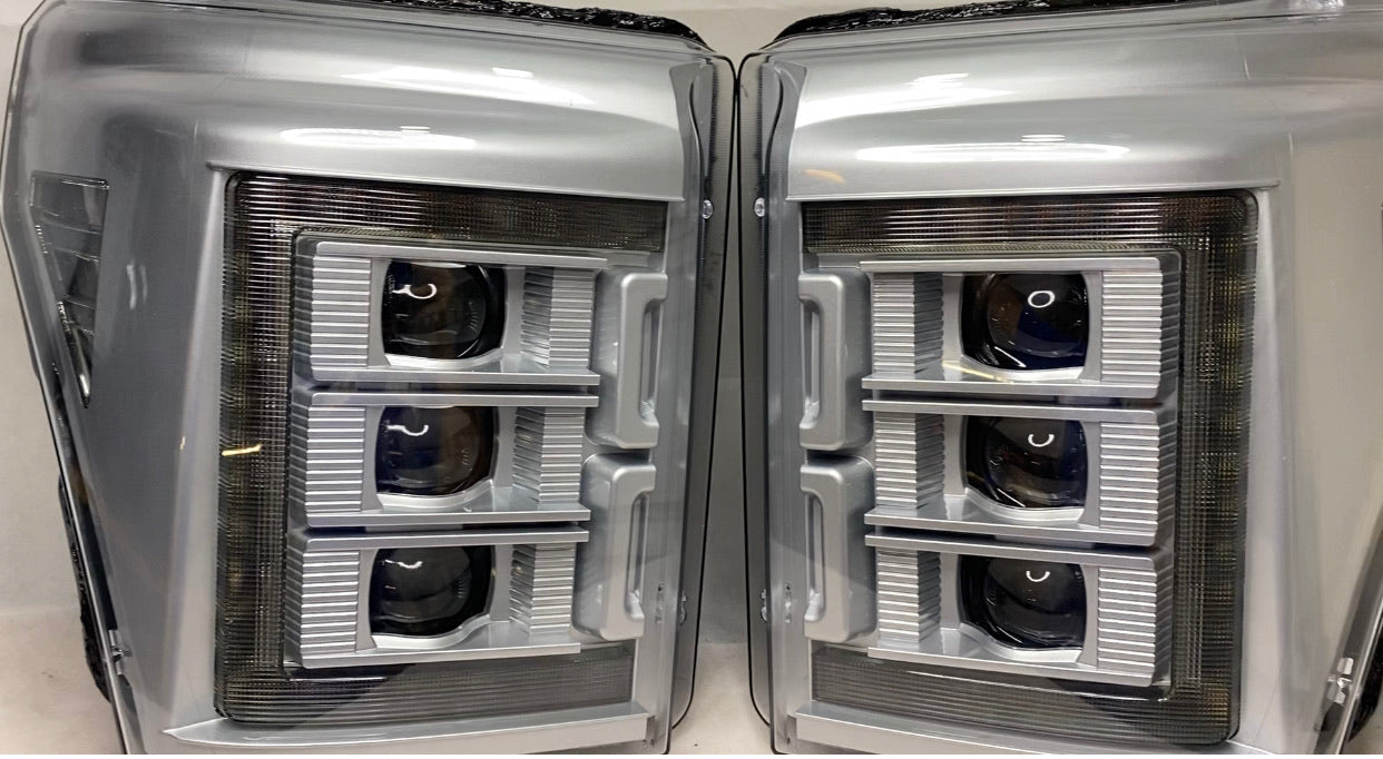 2011-2016 f-250 f-350 super duty Prebuilt LED Headlights by morimoto - PRIMO DYNAMIC