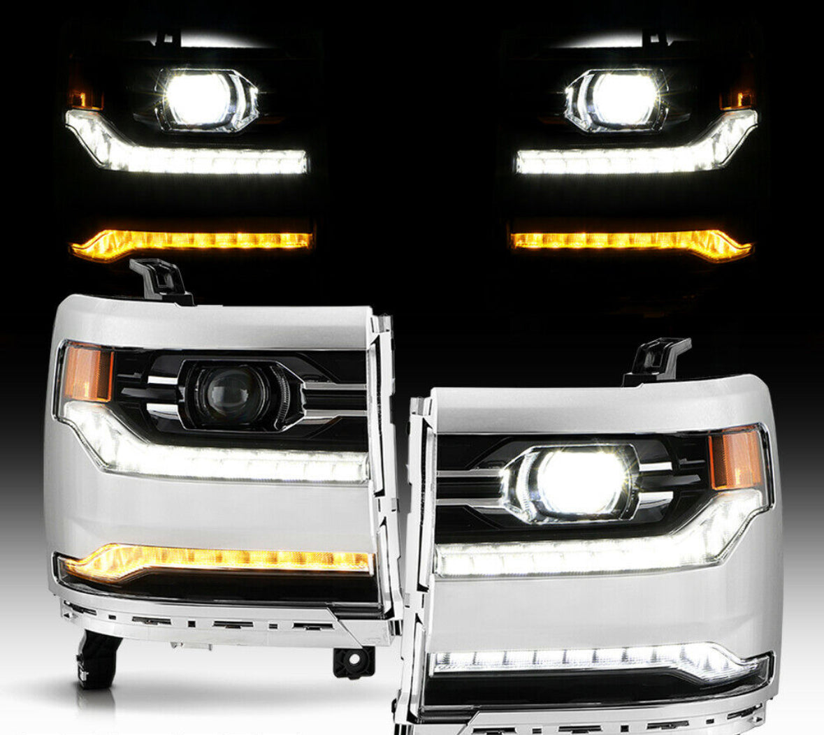 Chevy Silverado 2016-2018 1500 headlights - PRIMO DYNAMIC